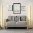 thumbnail image 3 of DEWENWILS 57.5" LED Corner Floor Lamps for Living Room Set of 2, Dimmable Standing Lamps for Bedroom, Office, 3000K, Gold, 3 of 8