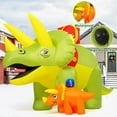 thumbnail image 3 of GOOSH Christmas Inflatable 7.5 FT Christmas Inflatables Dinosaur, Christmas Dinosaur Inflatable Blow Up Christmas Dinosaur with Built-in LEDs, Christmas Outdoor Decorations Clearance for Xmas/Holiday, 3 of 6