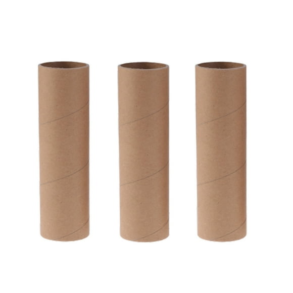 Shisuyan 30 Pcs 15x4.3cm Kraft Tube Mailing Rolls Document Shipping Cardboard Tubes for Storage Art Drawings Posters Paintings Protector