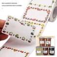 thumbnail image 1 of 1 Roll/250 Pieces Food Labels - Self Adhesive Jam Jar Labels 5x3cm - Container Labels, 1 of 3