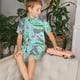 thumbnail image 4 of Balery Hippo With Flamingos And Crocodiles Conjunto de Pijama Infantil de Manga Corta con Estampado – Ropa de Dormir de Algodón Suave-Medium, 4 of 6