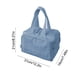 thumbnail image 3 of Neceser organizador impermeable de gran capacidad ZJT250123733 | Neceser portátil de viaje para maquillaje para mujer | Estuche de cosméticos portátil con múltiples compartimentos | Azul, ros, 3 of 5