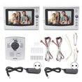 thumbnail image 2 of Video Door Phone Kit, Night Vision Video  System  For Office For Apartment For Home EU Plug, 2 of 8