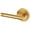 Brass, variant on Baldwin 5138190LDM 5138 Left Handed Non-Turning One-Sided Dummy Door Lever - Black