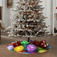 thumbnail image 4 of Fuzoiu Colorful Easter Eggs1 Print Christmas Tree Skirt,Xmas Christmas Decorations,Xmas Tree Mat for Farmhouse Holiday New Years Home Party Decor Tree Rugs-48", 4 of 6