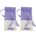 thumbnail image 1 of 20pcs Empty Sachets Bag Flower Printing Fragrance Lavender Sachet Bag Purse (Light Purple), 1 of 4