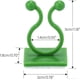 thumbnail image 2 of 100Pcs Climbing Plant Support Clip, Self Adhesive Plant Clip, Vine Wall Clip, Plant Support Hook Clip (Green), 2 of 5