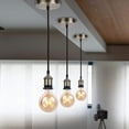 thumbnail image 2 of DYstyle Vintage Hanging E27 / E26 Pendant Light Holder Kit Ceiling Retro Industrial Style Lamp Holder Kit, 2 of 4