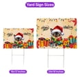 thumbnail image 5 of Merry Christmas Santa Siamese Scarf Twinkling Lights Xmas Holiday Yard Sign Cat Lover Kitten Owner Gifts Outdoor Home Lawn Garden Porch Decor - 00022, 5 of 5