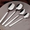 thumbnail image 5 of 8 Pieces Dinner Spoons Set, Stainless Steel Spoons,Mirror Polished Tablespoons, Dishwasher Safe, For Home, Kitchen or Restaurant14.1CM*3, 5 of 6