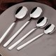 thumbnail image 5 of Juego de cucharas para cena de 8 piezas, cucharas de acero inoxidable, cucharadas pulidas como espejo, aptas para lavavajillas, para el hogar, la cocina o el restaurante, 5 of 5