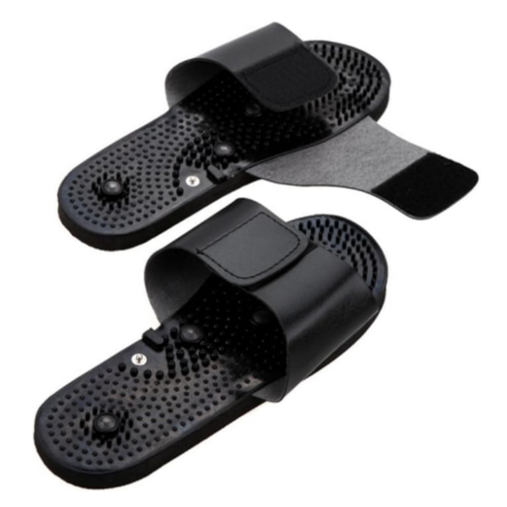 1 Pair Slippers Body Relaxing Massage Foot Shoes Massager Machine Kit