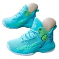 thumbnail image 3 of enyan Kids Shoes Boys Girls Breathable Soft Athletic Basketball Shoes (Little Kid/Big Kid) Blue,1, 3 of 6