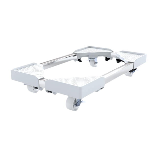 Bunblic Support d'Ordinateur Réglable Rehausseur pour PC Robuste pour Plancher Tapis Support de PC Robuste Support Mobile pour Joueurs Blanc