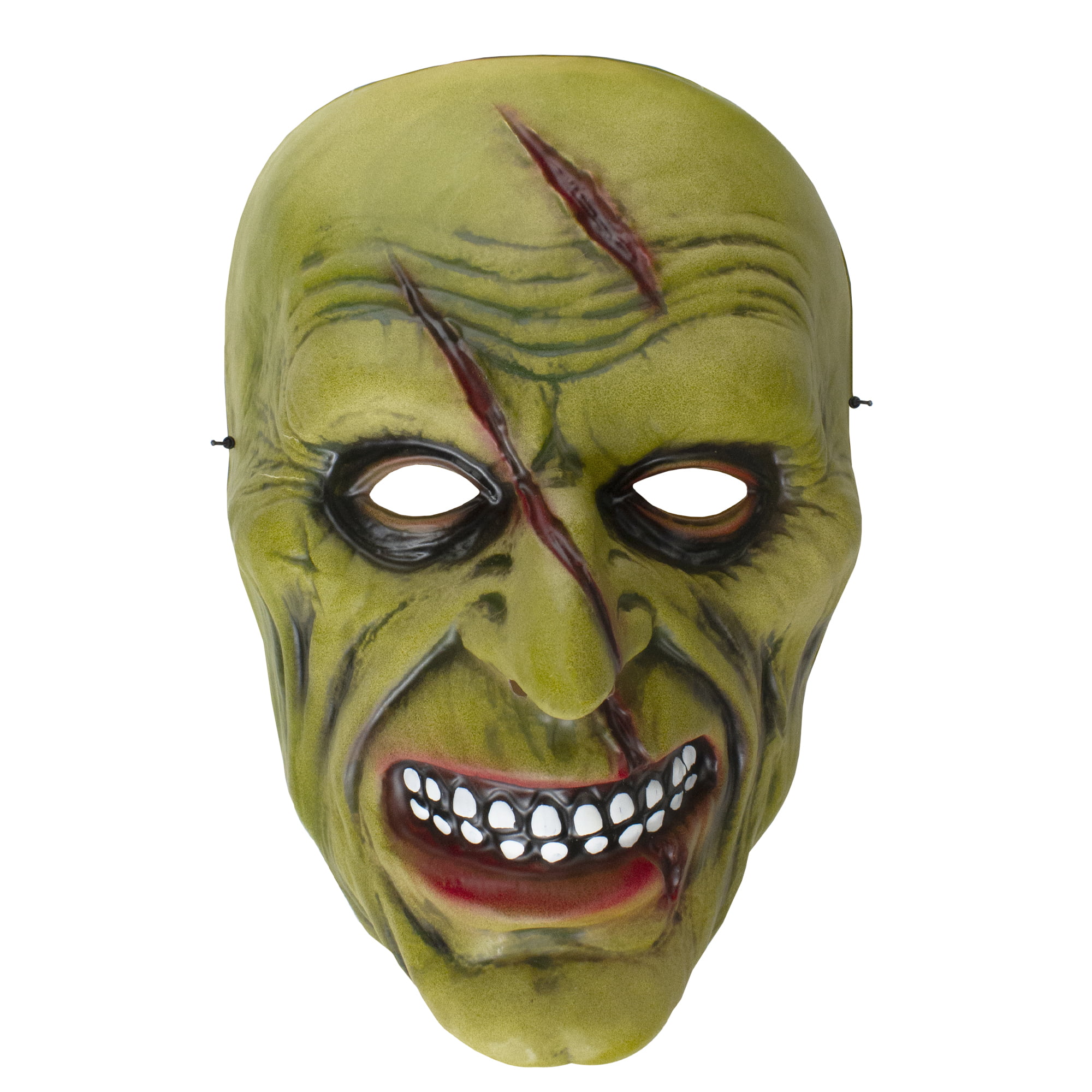 Details about   Burnt zombie Halloween mask adult size new 