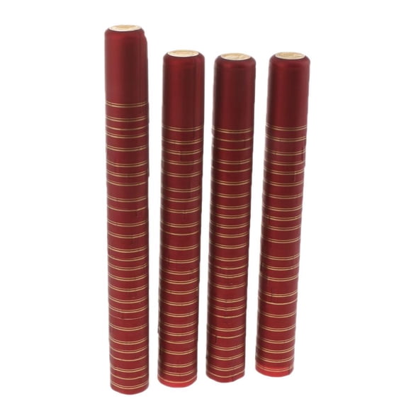 PVC Shrink sules 100 Count Shrink s Sleeves Perfect for Bottles Home , 32mm -Burgundy( Strips ) 60mm High