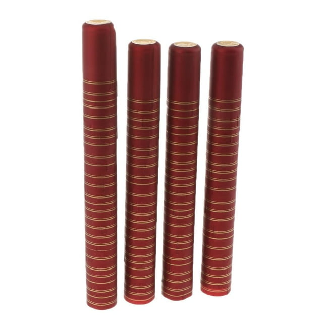 AMLESO 100 Bouchons Thermorétractables Capsules 32mm Dia 60mm de Hauteur Bourgogne