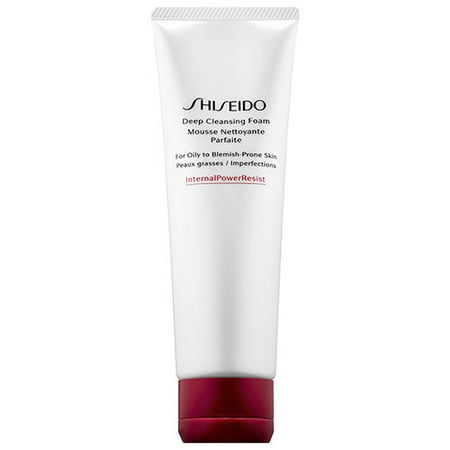 Shiseido Deep Cleansing Foam Oily  Blemish Prone Skin 4.4oz  (Best Skincare For Blemishes)
