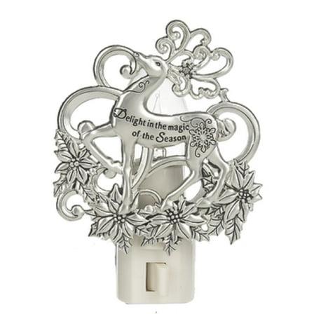 Delight in The Magic of The Season Reindeer Shade Nightlight - by Ganz