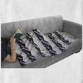 thumbnail image 5 of Floral Soft Flannel Fleece Throw Blanket, Japanese Blossom Sakura and Mount Hill, Cozy Plush for Indoor and Outdoor Use, 50" x 70", Indigo Baby Pink, by Ambesonne, 5 of 5