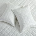 thumbnail image 5 of IR Imperial Rooms 3-Piece Velvet Quilt Set, Floral Embossed Reversible Bedspread, King, White (Pack of 2), 5 of 9