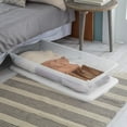 thumbnail image 4 of Sterilite 39 L Storage Box, Clear Plastic Storage Bin with Snap-on Lid, White, 4 of 6