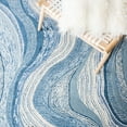 thumbnail image 3 of Safavieh Soho Stanice Abstract Area Rug, Blue/Ivory, 6' x 6' Round, 3 of 8