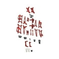 thumbnail image 1 of ziyahi 1:14 Scale RC Car Metal Upgrade Kits Front Rear Steering Tie Rod for 14209 Red, 1 of 5