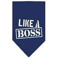 thumbnail image 2 of Pet and Dog Bandana Screen Printed, "Like A Boss", 2 of 11