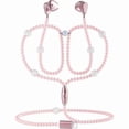 thumbnail image 1 of wonima11 USB C Headphones for iPhone 16 Wired Earbuds USB C Magnetic in-Ear Pink Pearl Beaded Type C Earphones with Mic & Control Noise Cancelling for Girls Women for iPhone 15,Galaxy S25 S24 Ultra, 1 of 1