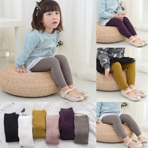Baby Girls Legging Tights Toddler Cable Knit Footless Rabbit Ear Cotton Warmer Stocking Pants
