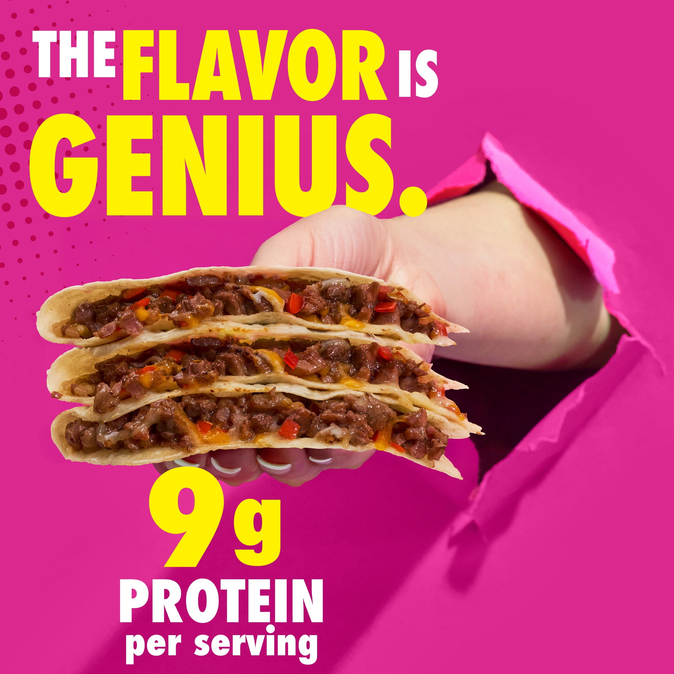 Mad Genius Korean BBQ Quesadillas, 14 oz (Frozen), 9g of Protein per Serving