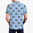 thumbnail image 4 of Balery Corgi Dog Printed Men’s Short Sleeve Polo Shirt, Midweight Men's Shirt,Golf Polo shirts -3X-Large, 4 of 9
