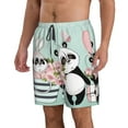 thumbnail image 2 of Naloa Cute Panda Men's Beach Shorts, Surfing shorts, Swim trunks, Quick Dry Swim Trunks for Surfing Beach Fun - Medium, 2 of 9