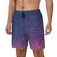 thumbnail image 1 of Balery Violet Glitter Bañador para hombre, shorts de playa de secado rápido con entrepierna y forro de compresión-Small, 1 of 6