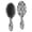 Gray Christmas Tree, variant on Green Christmas Snowflake Pattern Hair Brush,Girls Detangling Hair Brush,Glide Through Tangles with Ease for Wet & Dry Hair,8.8"X2.8"
