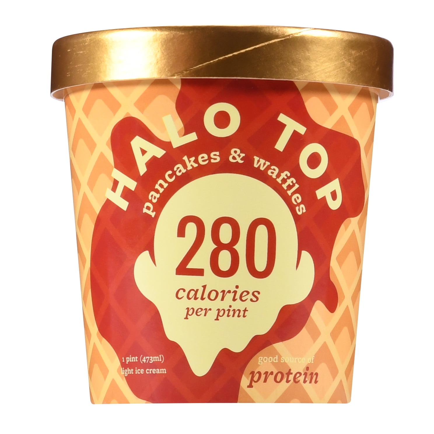 Halo Top Pancakes & Waffles Ice Cream, 1 Pint