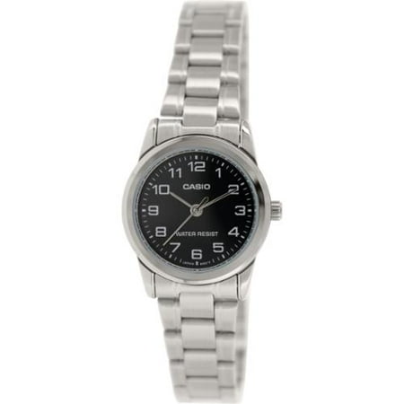 Concord Stainless Steel Wrist Watch - Casio Women's Analog Quartz Water Resistant Stainless Steel Watch LTPV001D-1B