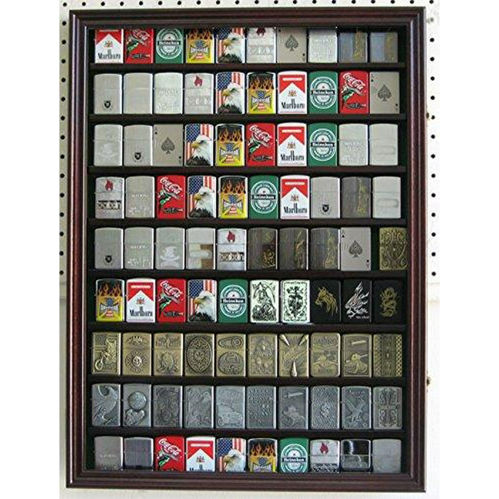 90 Sport/Military Cigarette Lighter Display Case Rack Holder