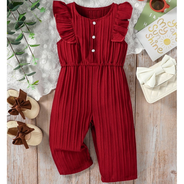 XYIJANI Clearance Girls Romper Jumpsuit Baby and Girl One Pants
