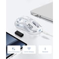 thumbnail image 2 of GravaStar Mercury M2 Wireless Gaming Mouse - PAW3395 26K DPI, 79g Lightweight Hollowed-Out Design, Tri-Mode, RGB - Opaline White, 2 of 6
