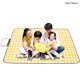 thumbnail image 3 of Greeniant Colchoneta de Picnic impermeable plegable para exteriores a cuadros rojos y blancos, almohadilla gruesa de moda, transpirable, suave, portátil, carpas Rejilla blanca amarilla 150*150cm Greeniant OD001135-18, 3 of 6