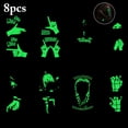 thumbnail image 1 of 8 Sheets Tattoo Sticker Luminous Fake Tattoo Temporary Tattoo for Halloween, 1 of 4