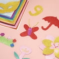 thumbnail image 3 of Uxcell 10 Feuilles de Mousse Pailletée 2mm, 16 Pouces x 12 Pouces Papier EVA Rouge Scintillant, 3 of 8