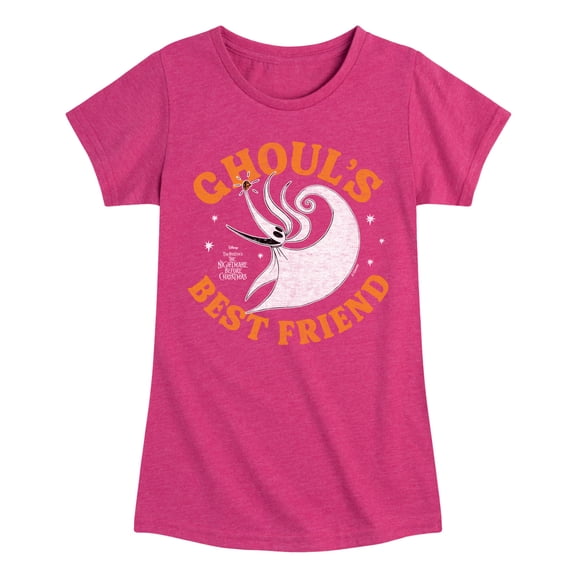 The Nightmare Before Christmas - Ghouls Best Friend - Youth Girls Fitted Short Sleeve T-Shirt