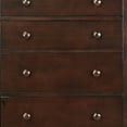 thumbnail image 3 of Benjara 48 Inches 5 Drawer Wooden Chest with Round Knobs, Brown, 3 of 5