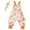Orange, variant on Gerichy Girls Summer Outfits, Toddler Girls New Summer Cotton Sliver Sleeveless Shirt Printed Suspenders Three Piece Set