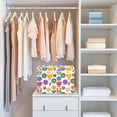 thumbnail image 4 of Yayeee Collapsible Cube Storage Bin with Lid Fabric Closet Decorative Basket with Handles, Colorful Abstract Flowers, 4 of 7