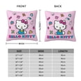 thumbnail image 3 of Hello Kitty Throw Pillow Cover Decoration Pillow Case Cushion for Home Sofa Couch 26"x26", 3 of 7