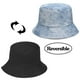 thumbnail image 5 of XYIYI Lindo sombrero de cubo para playa, sombreros de pescador para mujer, reversible de doble cara, 5 of 5